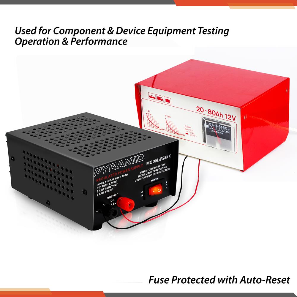 product image number 5 for Pyramid 6 Amp Hobbyist Bench Power Supply