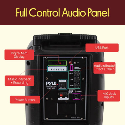 Portable Pa Speaker & Microphone System