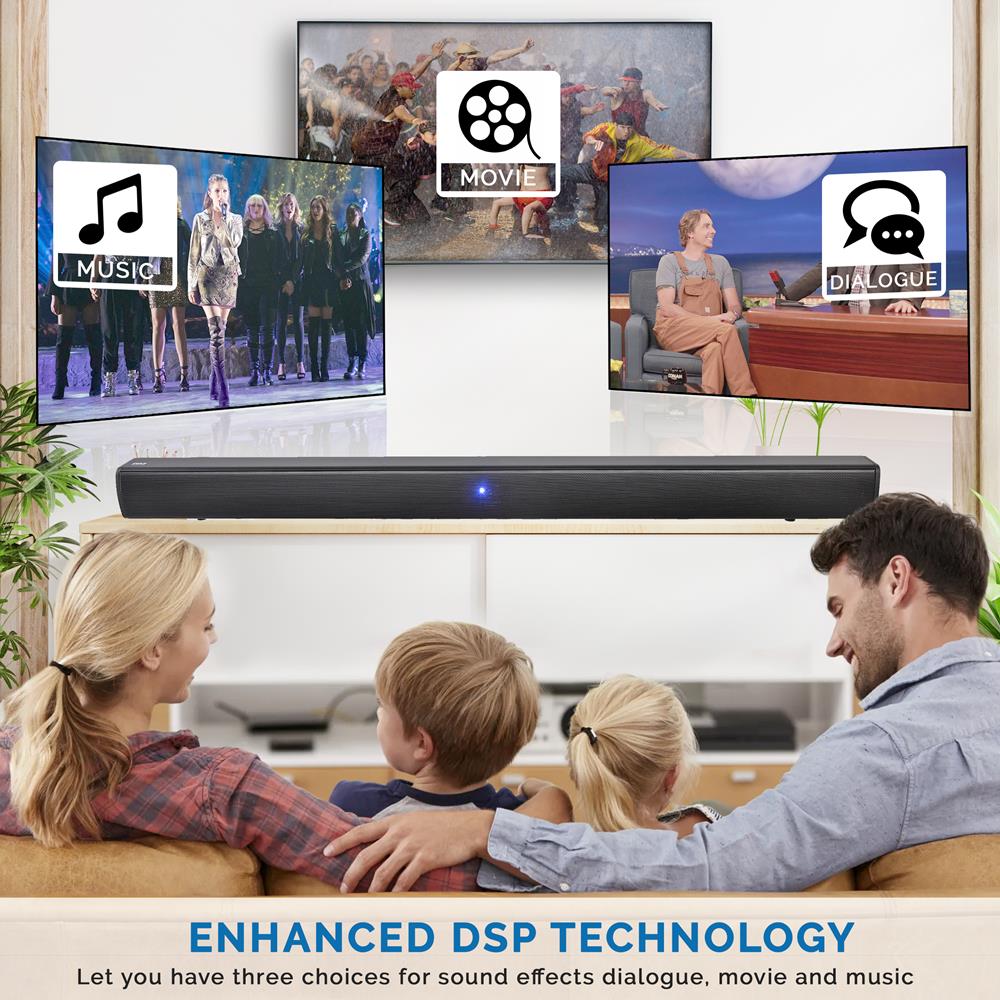 product image number 4 for Pyle Home Theater Bluetooth Soundbar Speaker