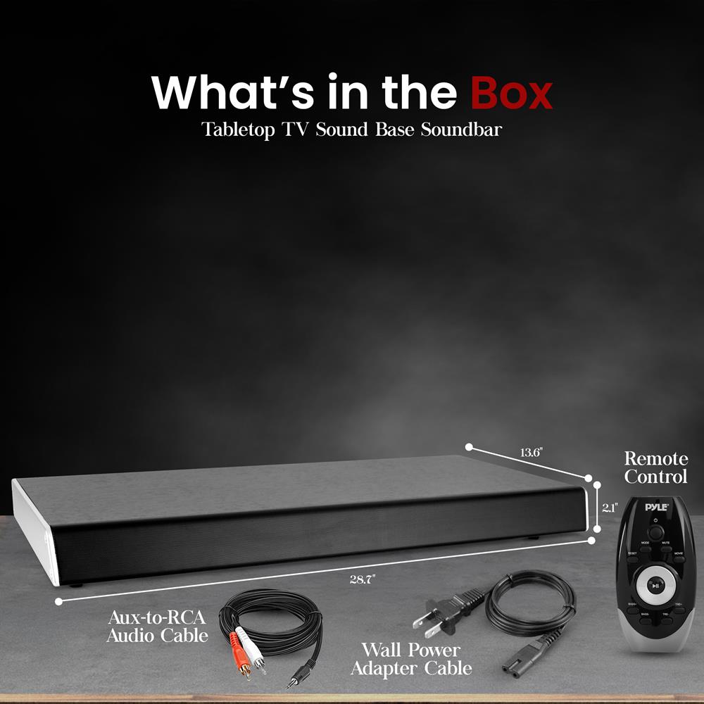 product image number 2 for Pyle Home Theater Bluetooth Soundbar Speaker