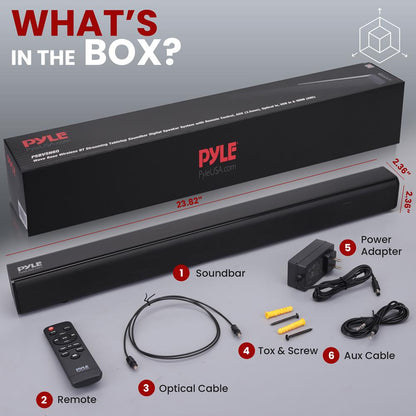 Home Theater Soundbar - Wireless Streaming, HDMI/ARC, Extended Bass