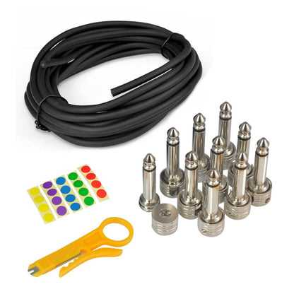 product image number 1 for Pyle Pedal Board Patch Cable D.I.Y. Kit