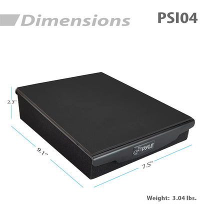 product image number 3 for Pyle Sound Isolation Dampening Speaker Riser