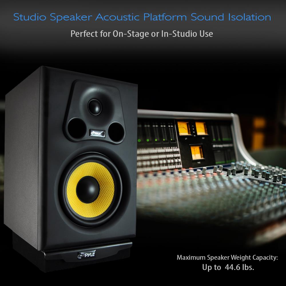 product image number 5 for Pyle Sound Isolation Dampening Speaker Riser