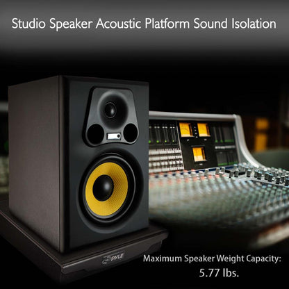 product image number 4 for Pyle Sound Isolation Dampening Speaker Riser