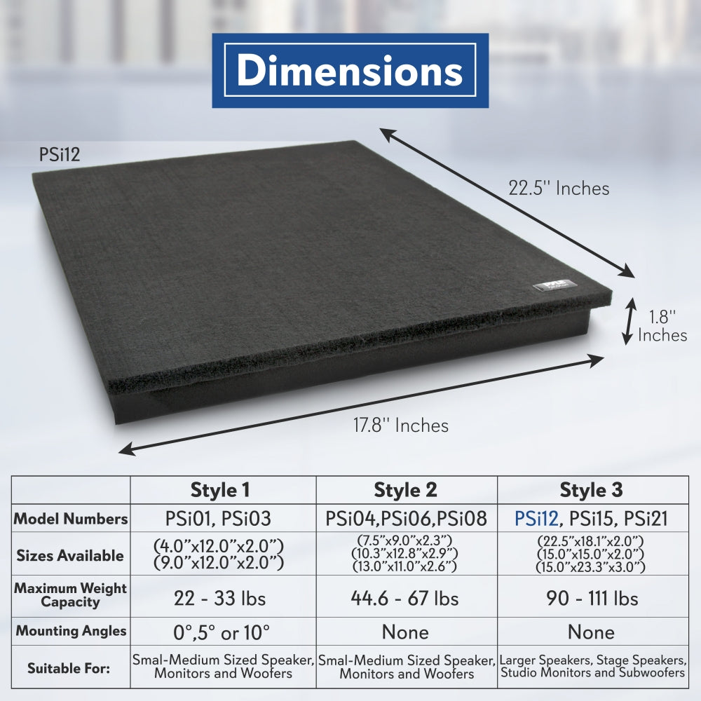 product image number 2 for Pyle Stage & Studio Pa Speaker Platform Base