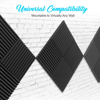 product image number 3 for Pyle Studio Soundproofing Wall Tile Panels