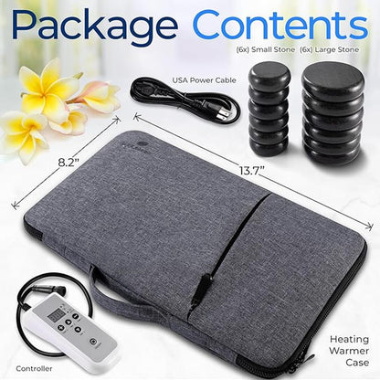 product image number 5 for SereneLife Multifunction Heating Stone Massager Wit