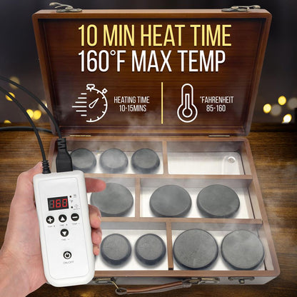 product image number 4 for SereneLife Hot Stone Massage Kit