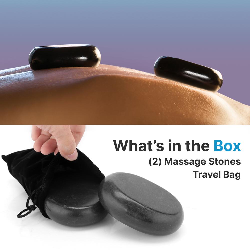 product image number 7 for SereneLife Large Massage Stones
