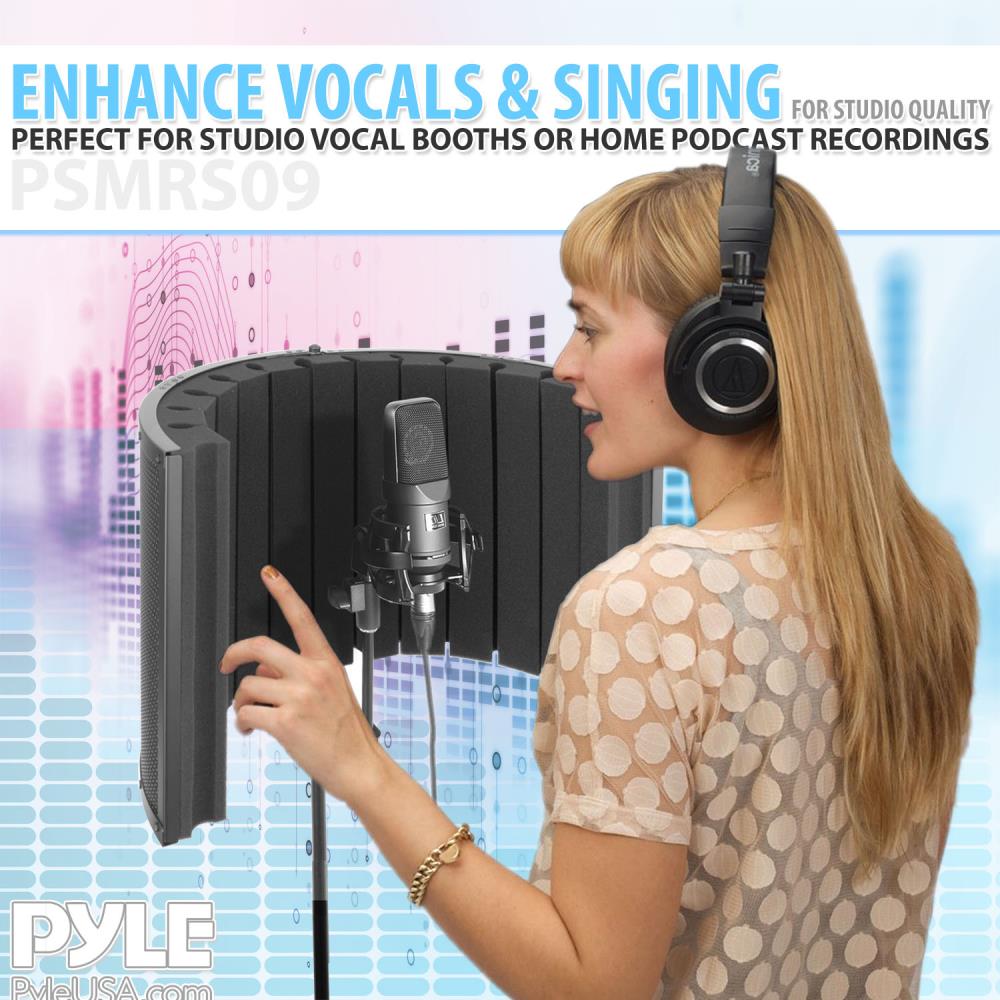 product image number 7 for Pyle Microphone Isolation Shield