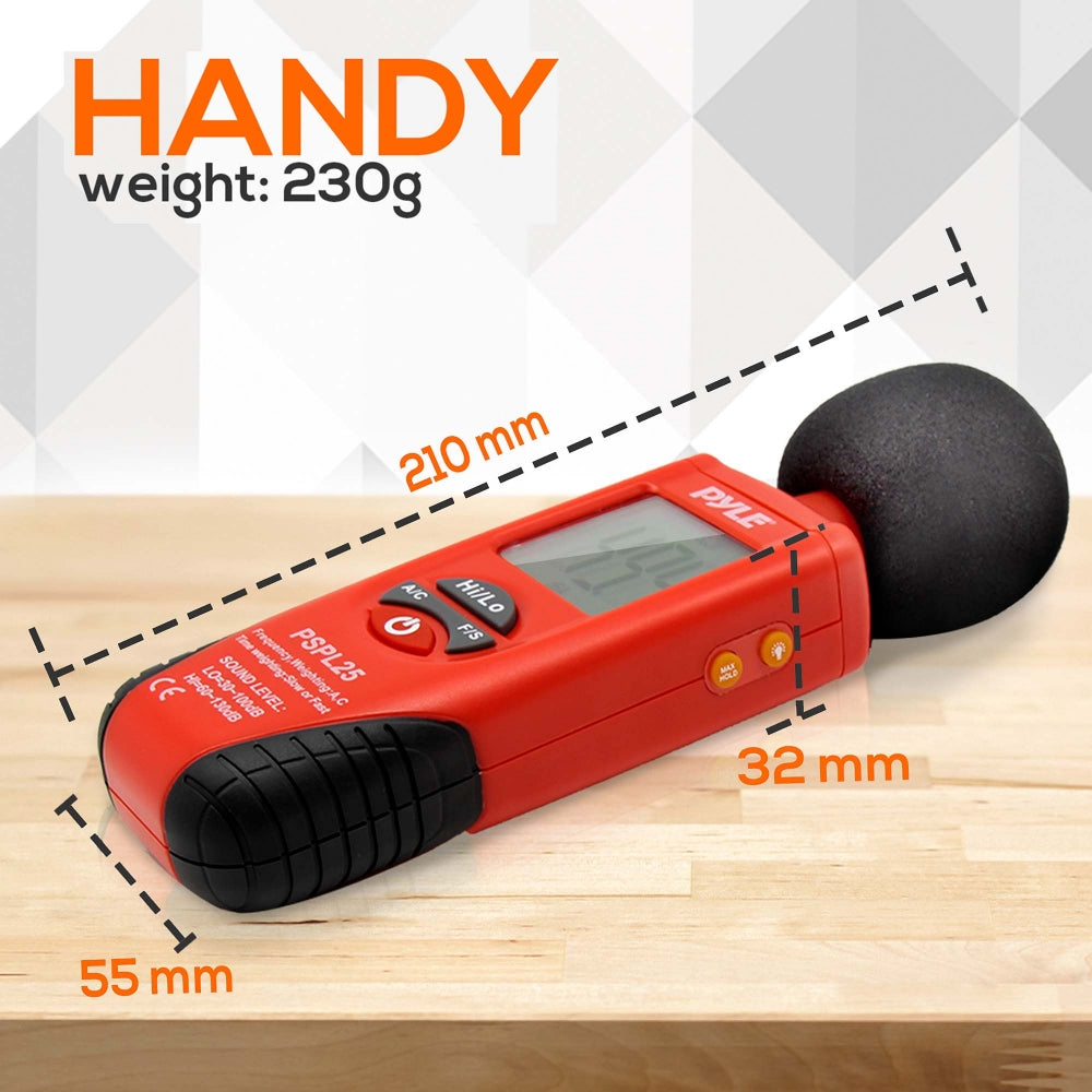 product image number 5 for Pyle Sound Level Decibel Db Meter