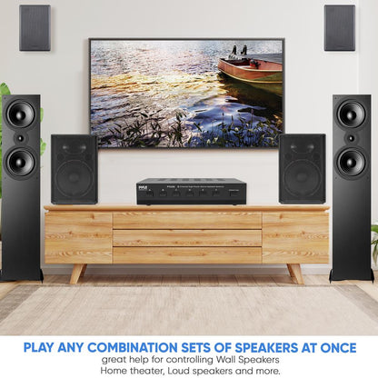 High Power Stereo Speaker Selector