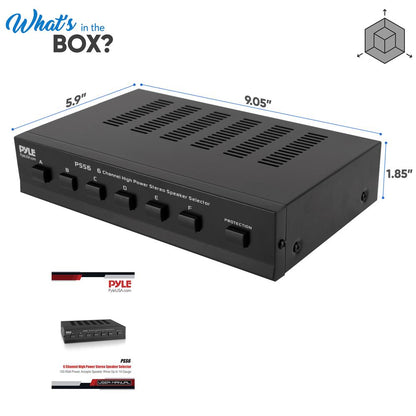 High Power Stereo Speaker Selector