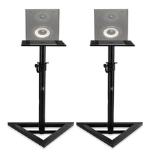 Height Adjustable Monitor Speaker Stands, Heavy-Duty, Telescoping