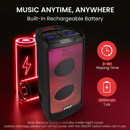 product image number 5 for Pyle Bluetooth Pa Speaker & Microphone System