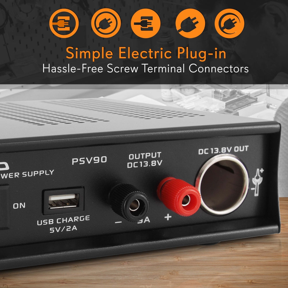 product image number 4 for Pyramid Hobbyist Bench Power Supply, 9 Amp