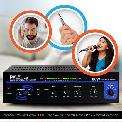 Microphone Pa Mono Amplifier