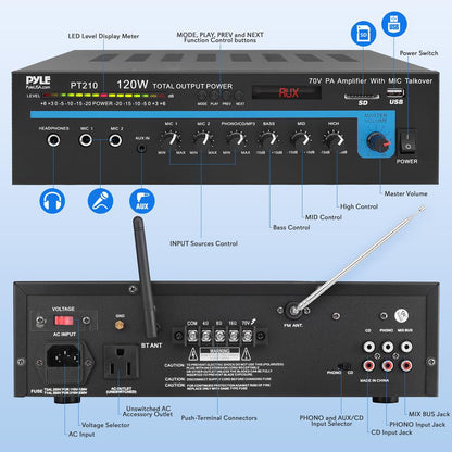 Microphone Pa Mono Amplifier