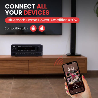 5.1-Ch. Bluetooth Home Theater Receiver