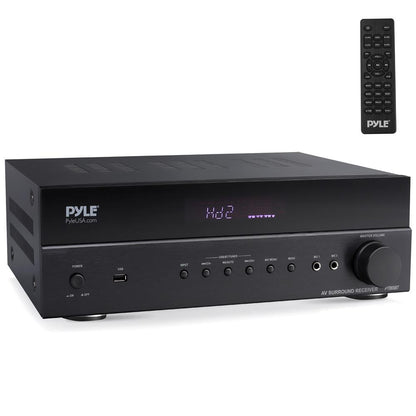 Hi-Fi Bluetooth Home Theater Receiver with 4K Support