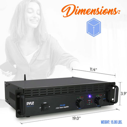 2-Ch. Bluetooth Pro Audio Amplifier