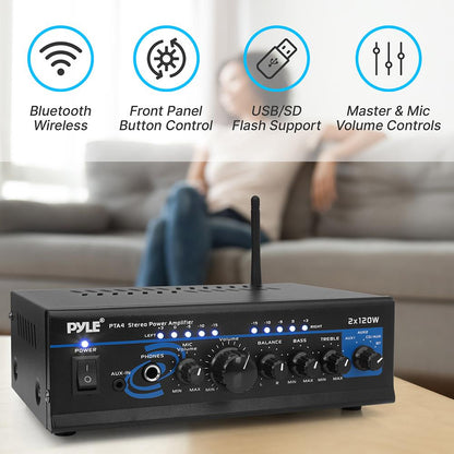 Mini Stereo Power Amplifier