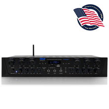 Bluetooth 6-Channel Amplifier with Radio and USB