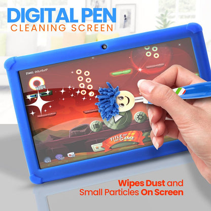10.1" Full HD Android Tablet for Kids, Quad-Core, Long Battery, Blue