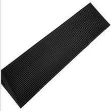 Pyle 1.6" Rise Rubber Threshold Ramp – Heavy-Duty, Non-Slip Doorway Ramp For Wheelchairs, Scooters, Strollers & Bathrooms, Easy To Install, Adjustable And Cuttable (Black)