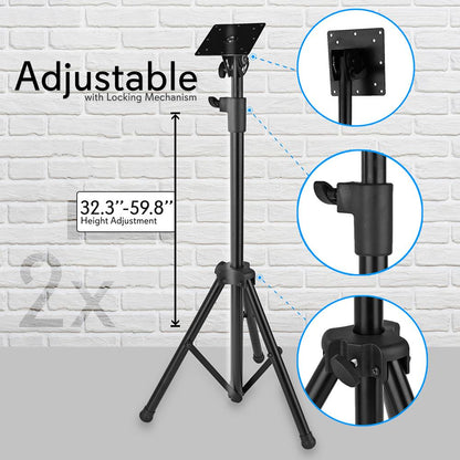 product image number 2 for Pyle Tripod Tv Stand