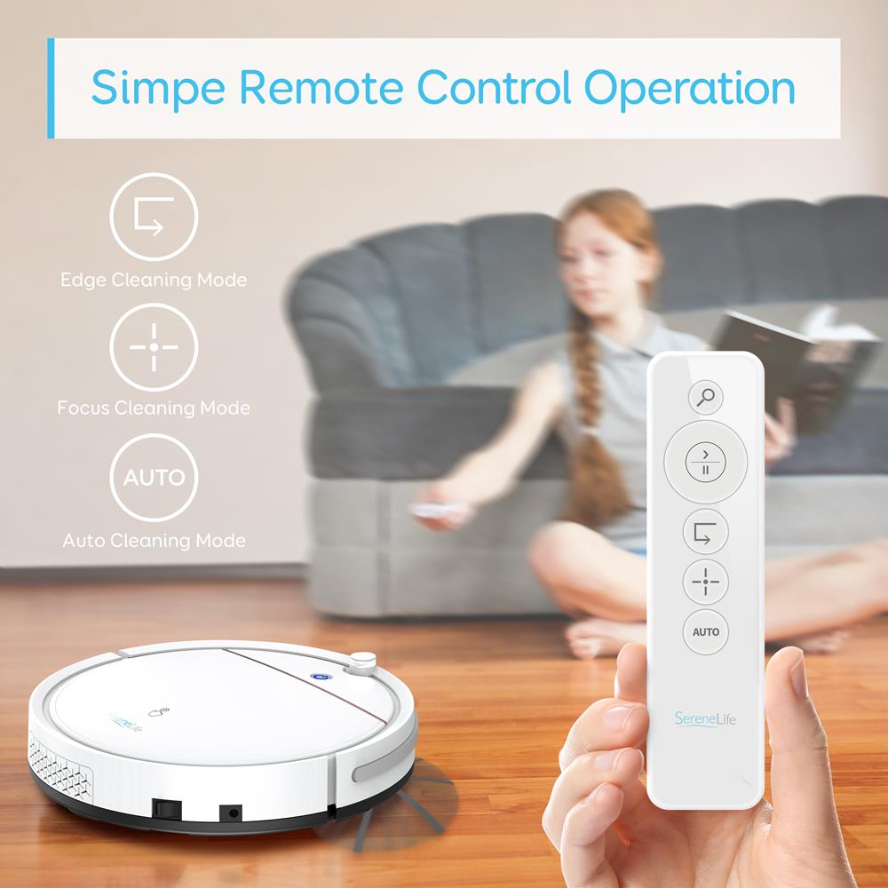 product image number 2 for SereneLife Smart Robot Vacuum Cleaner