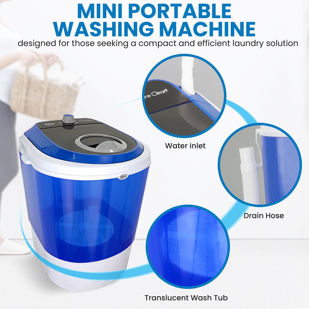product image number 5 for Pyle Compact & Portable Washing Machine