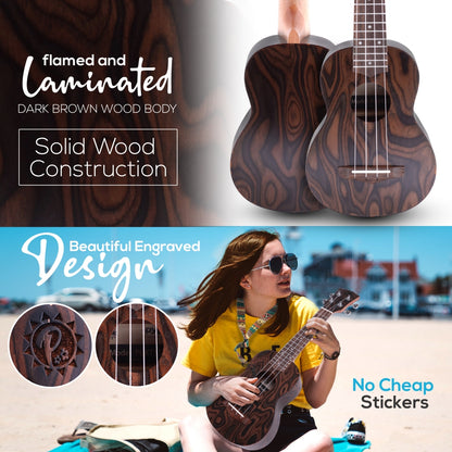 product image number 3 for Pyle Soprano Ukulele Beginner Pack
