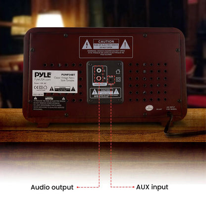 Retro Bluetooth Radio Speaker - Vintage Style, Wood, USB/SD, AM/FM Tuner