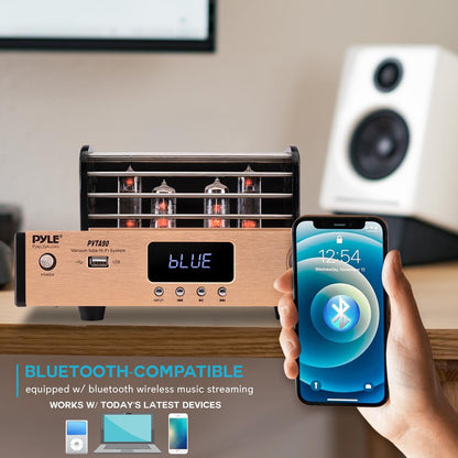 Wireless Bt Tube Amplifier Stereo Receiv