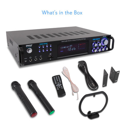 product image number 8 for Pyle Bluetooth Home Theater Hybrid Amplifier