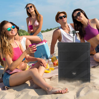 10" Portable Bluetooth Speaker System 600W Rechargeable Battery