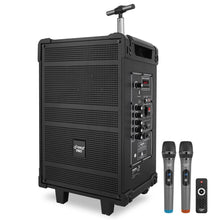 10" Portable Bluetooth Speaker System 600W Rechargeable Battery