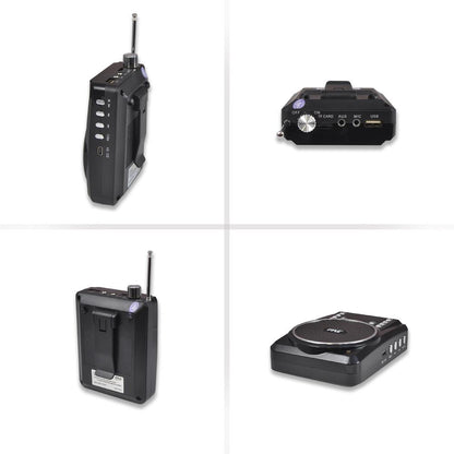Portable Bluetooth Radio & Pa Speaker System, Compact Headset Microphone Sound Amplifier