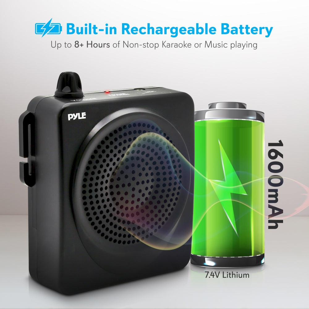 product image number 3 for Pyle Waist-Band Portable Pa System