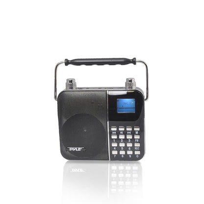 Portable Karaoke Speaker System, Sing-Along Display, Rechargeable Battery