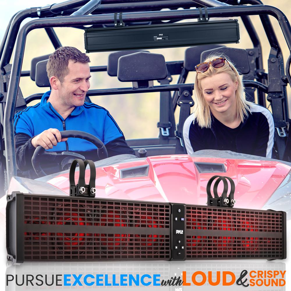product image number 3 for Pyle Atv/Utv Powersports Soundbar System