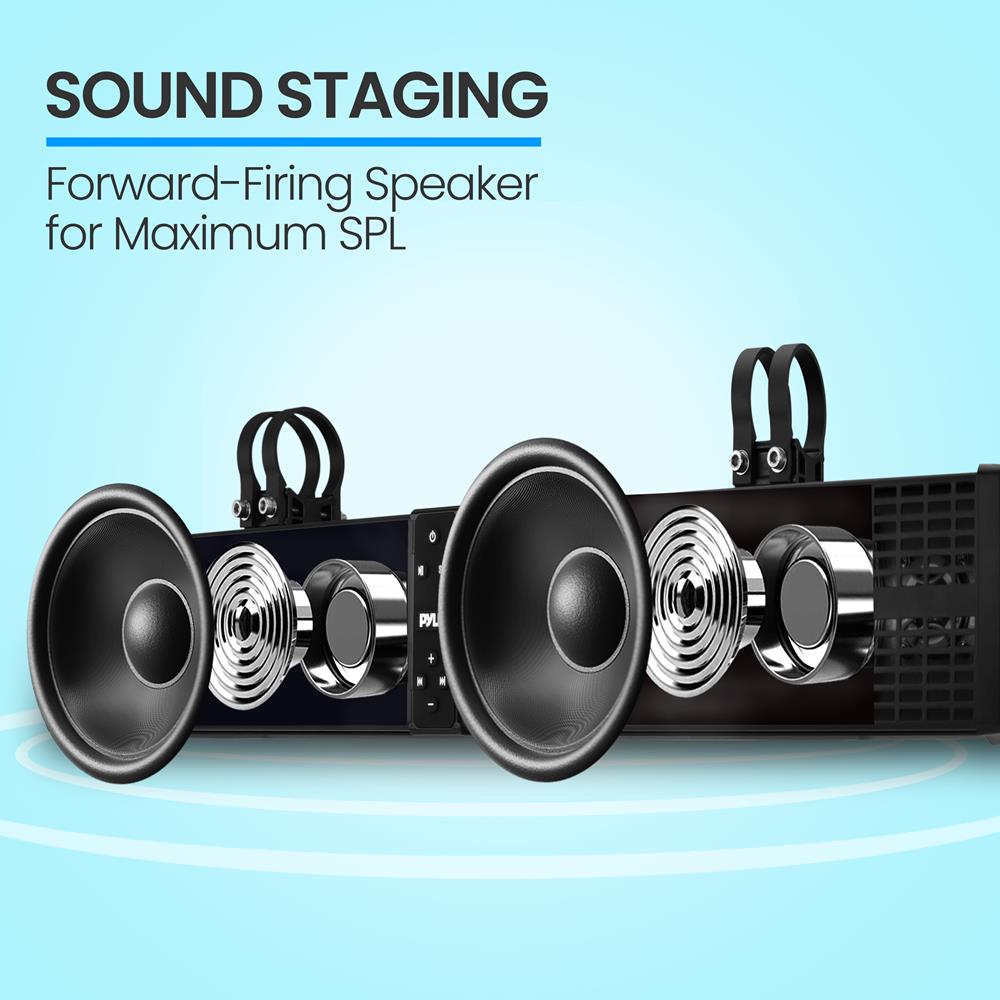 product image number 6 for Pyle Atv/Utv Powersports Soundbar System