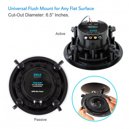 product image number 5 for Pyle 6.5’’ In-Wall/In-Ceiling 2-Way Speakers