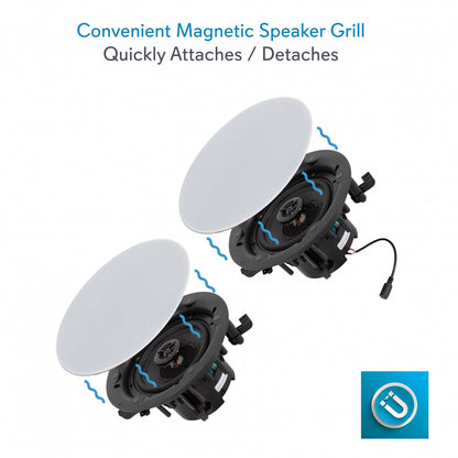 product image number 6 for Pyle 6.5’’ In-Wall/In-Ceiling 2-Way Speakers