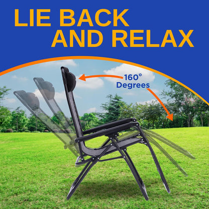 Zero Gravity Chair Set, Ultimate Comfort, Rattan Wicker, Brown