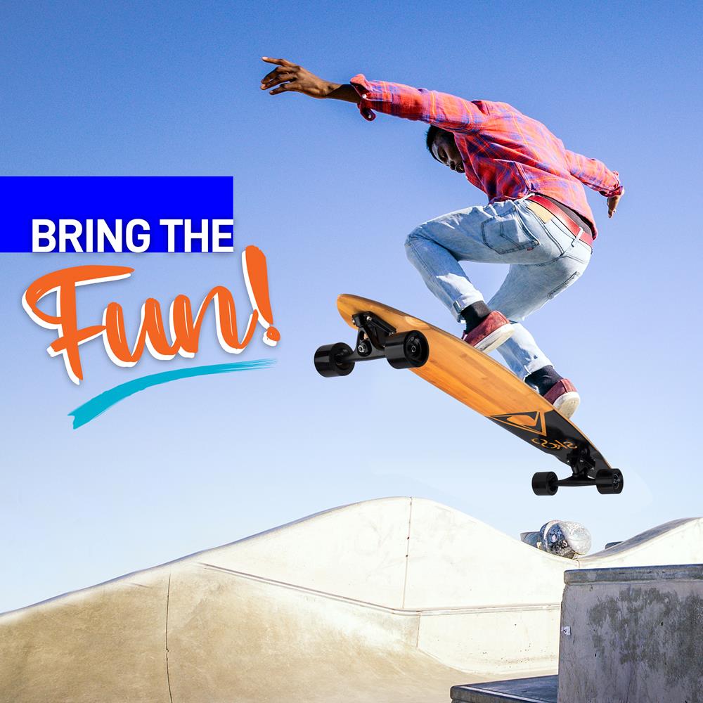 product image number 4 for SereneLife Canadian Maple Deck Skateboard