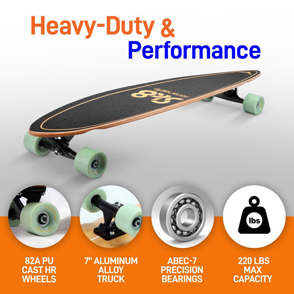 product image number 5 for SereneLife Canadian Maple Deck Skateboard