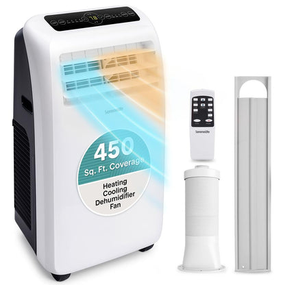 Portable Air Conditioner 10,000 BTU Efficient Cooling Dehumidifier